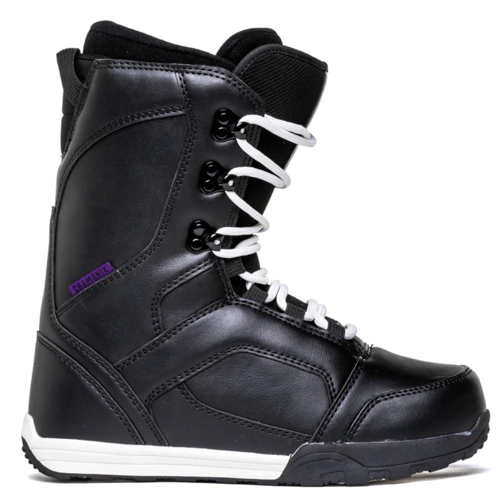NIB Snowboard Boots black + purple accents womens Chamonix sz 6.5